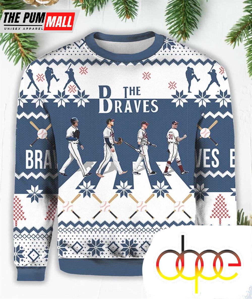 The Draves Players Abbey Road Ugly Christmas Sweater