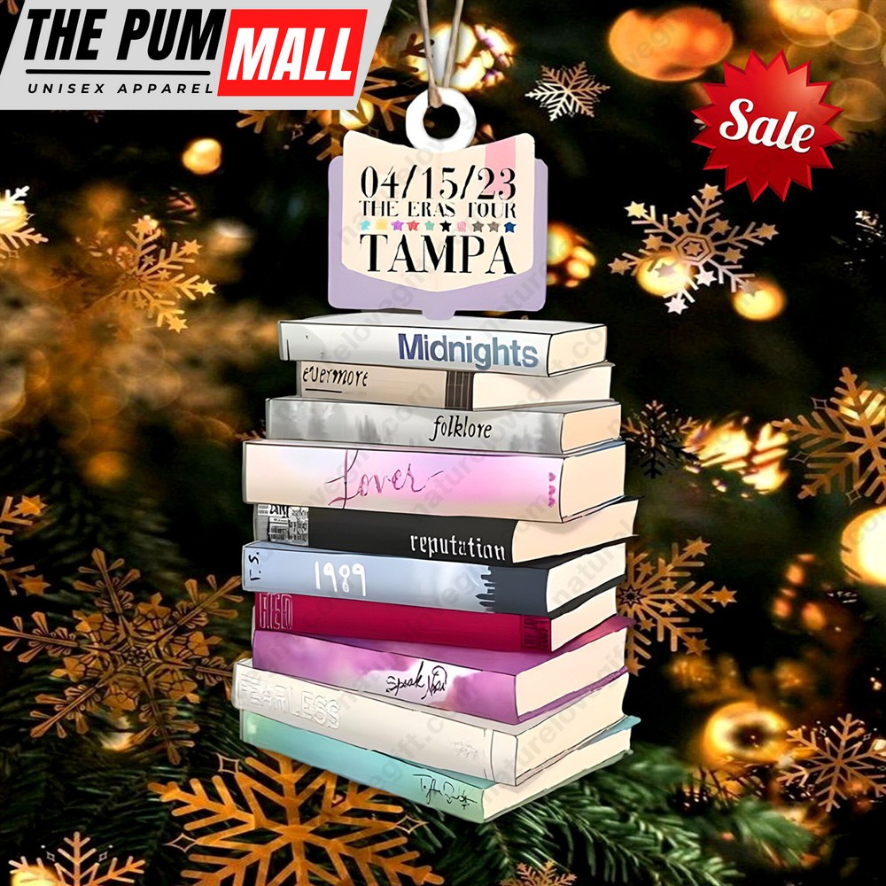 The Eras Tour Custom Taylor Swift Ornament Book Album Swiftie Gift Limited Edition