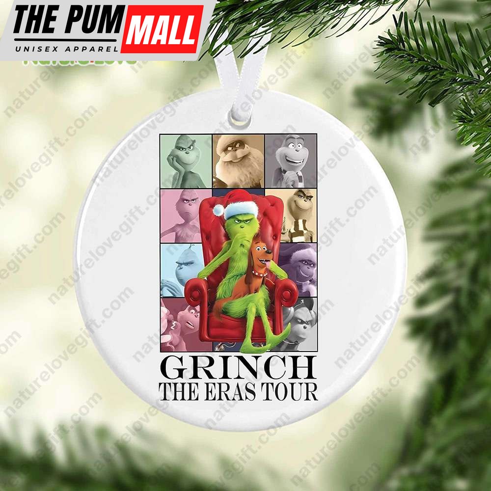 The Eras Tour Grinch Christmas Ornament Grinchs Emotion Merry Grinchmas Limited Edition