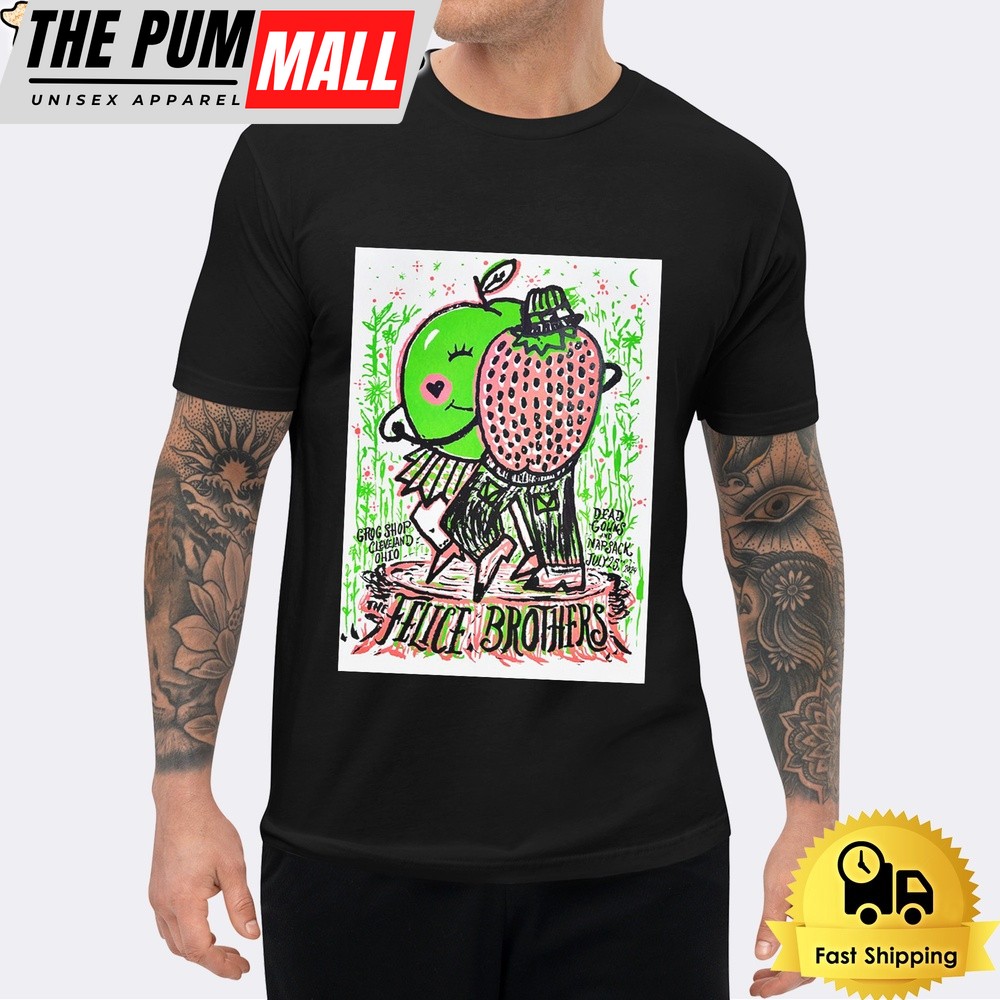 The Felice Brothers July 25 2024 The GrogShop in Cleveland OH Unisex T-Shirt