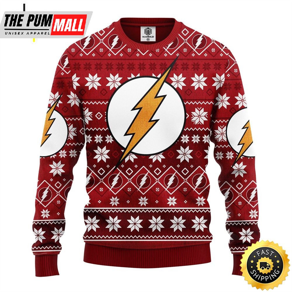 The Flash Amazing Gift Idea Thanksgiving Gift Ugly Sweater