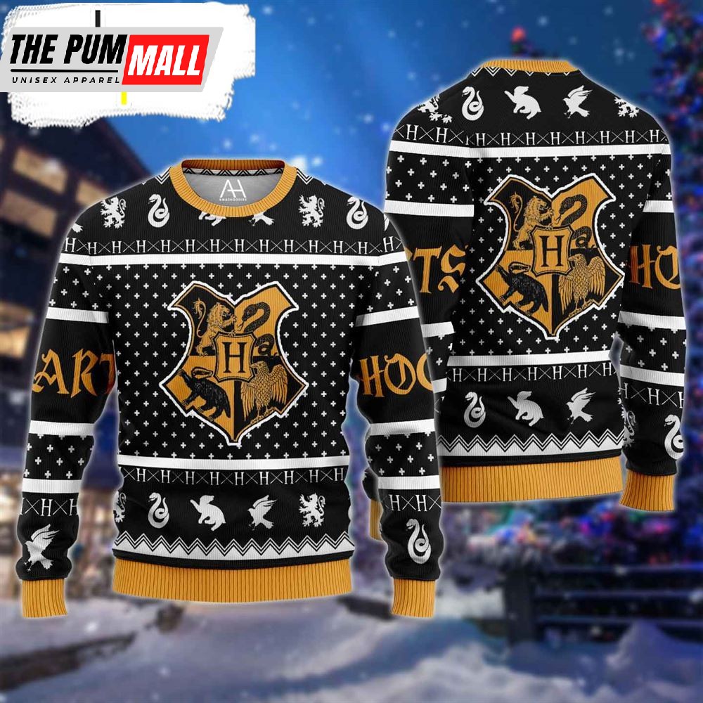 The Four Houses Of Hogwarts Ugly Sweater
