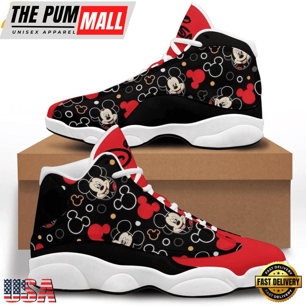 The Funny Cute Mickey Mouse Big Mickey Fan Gift Sneaker Jd13 Sneaker Shoes