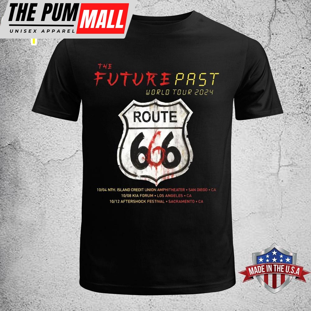 The Future Past 2024 Tour California Music Unisex T-Shirt