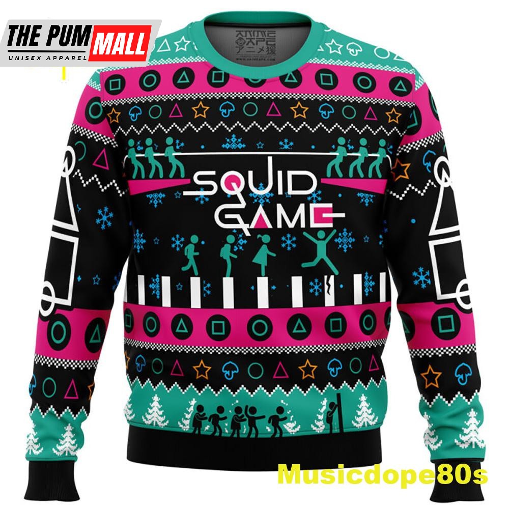 The Game is On Squid Game Christmas Sweater