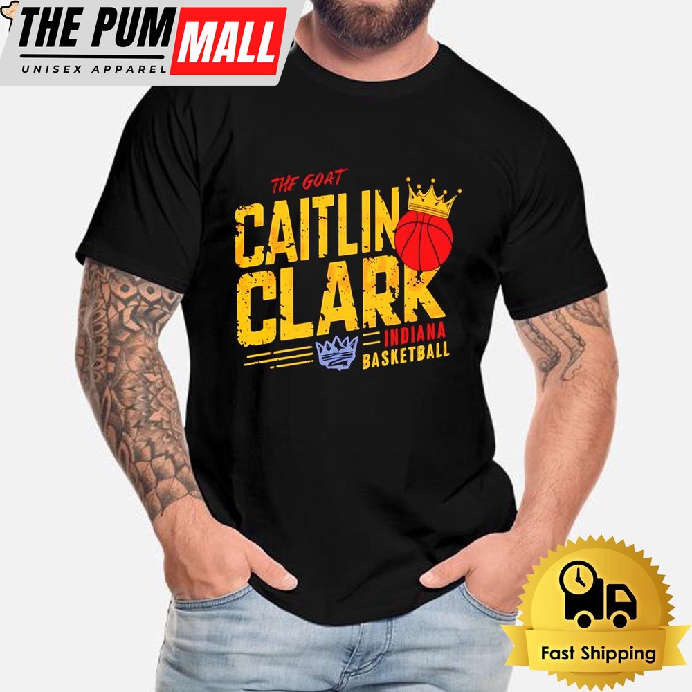 The GOAT Caitlin Clark Indiana Basketball Unisex T-Shirt