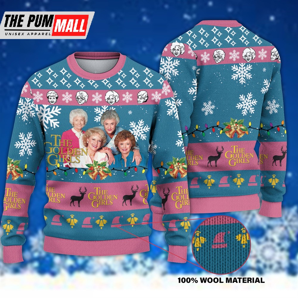 The Golden Girl Thank You For Being A Friend Christmas Unisex Woolen Sweater