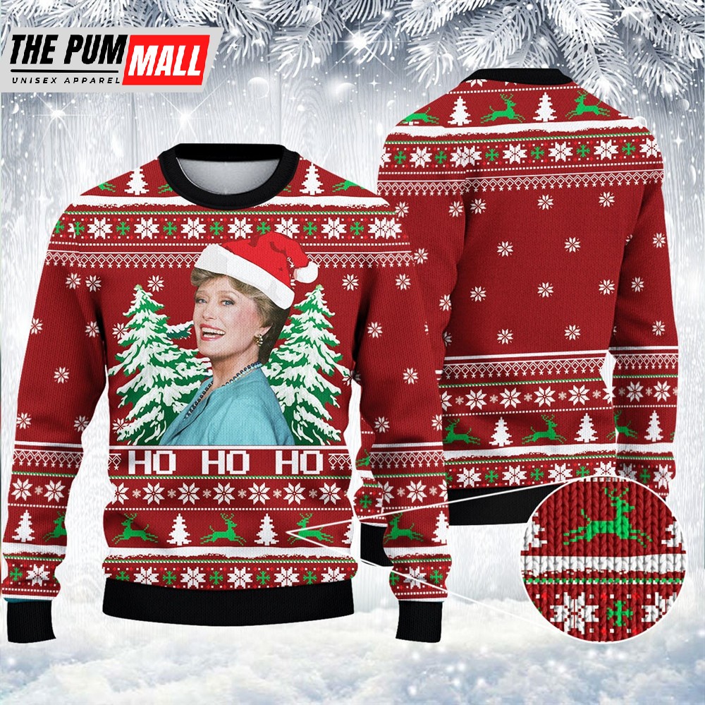 The Golden Girls Blanche Devereaux Christmas Ugly Sweater