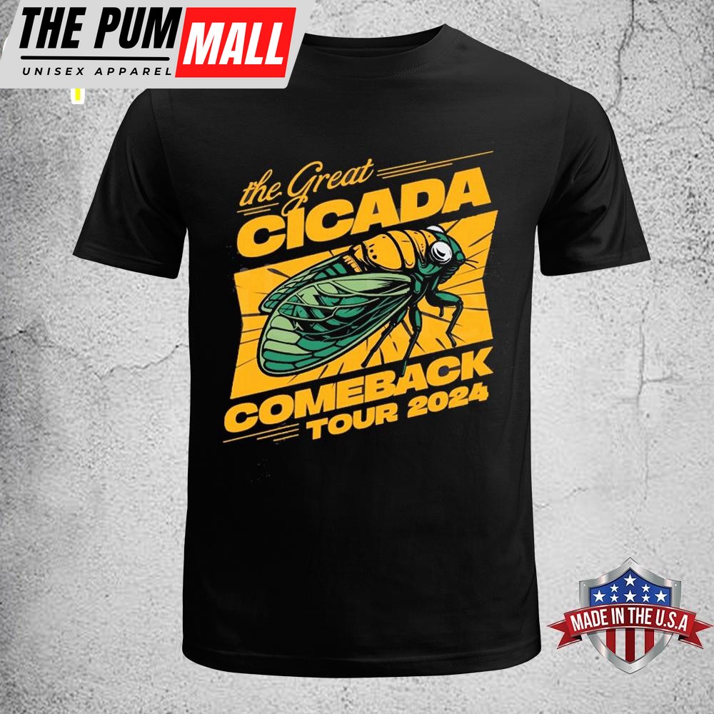 The Great Cicada Comeback Tour 2024 Unisex T-Shirt