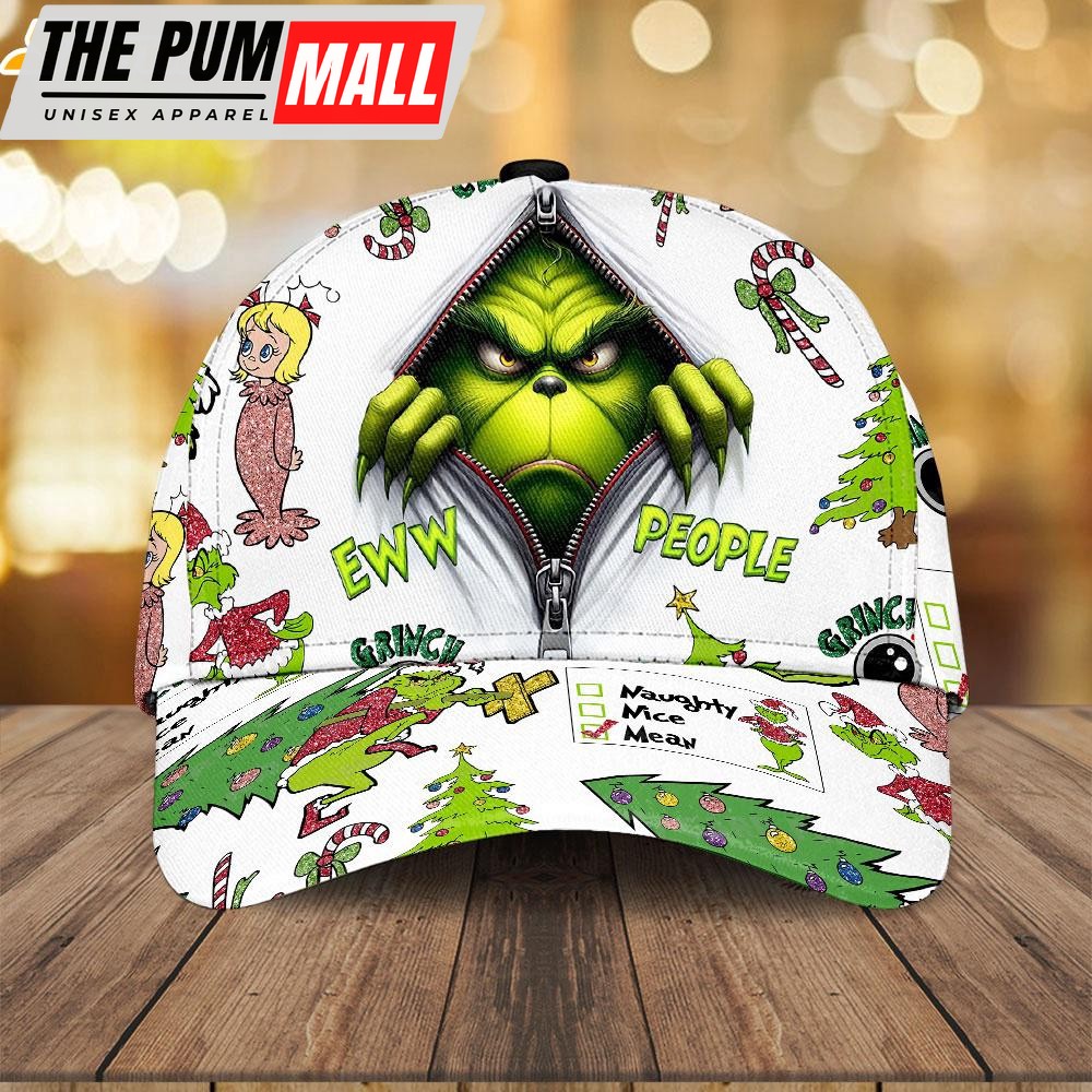 The Grinch Cartoon Baseball Caps