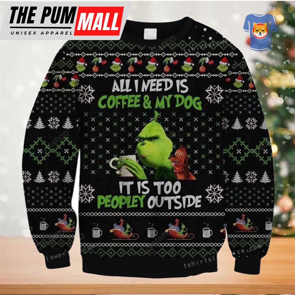 The Grinch Ugly Christmas Sweater Party: Coffee Dogs and Escaping People!