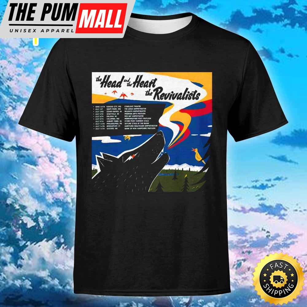 The Head And The Heart Announce 2025 US Tour Dates Tshirt