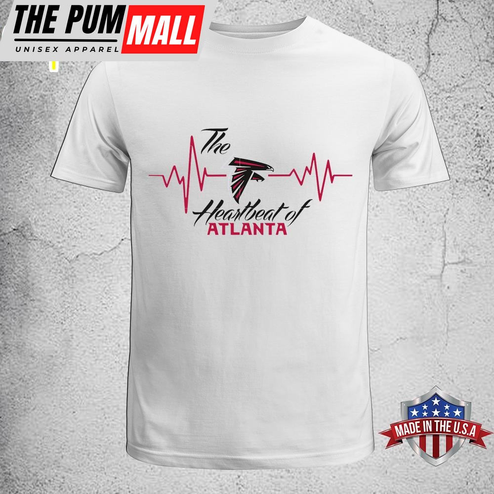 The heartbeat of Atlanta Falcons Unisex T-Shirt
