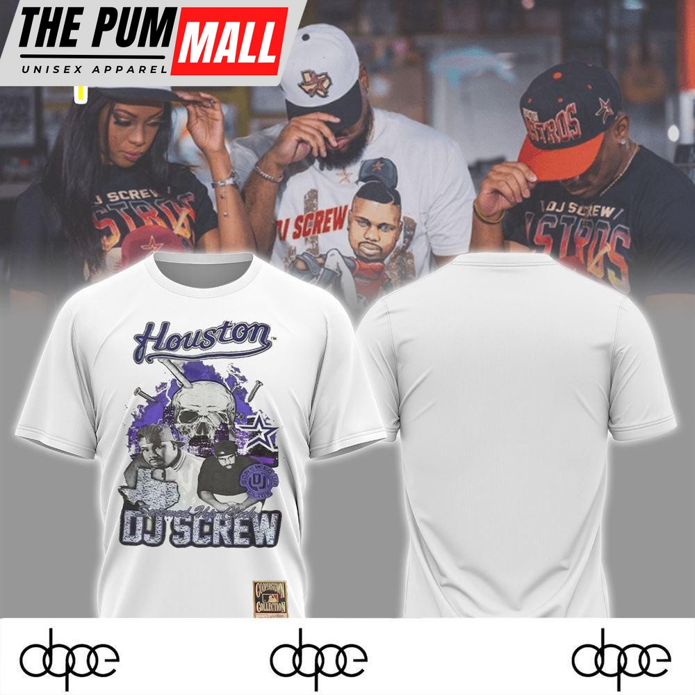 The Houston Astros x Dj Screw 2024 New Collection Shirt