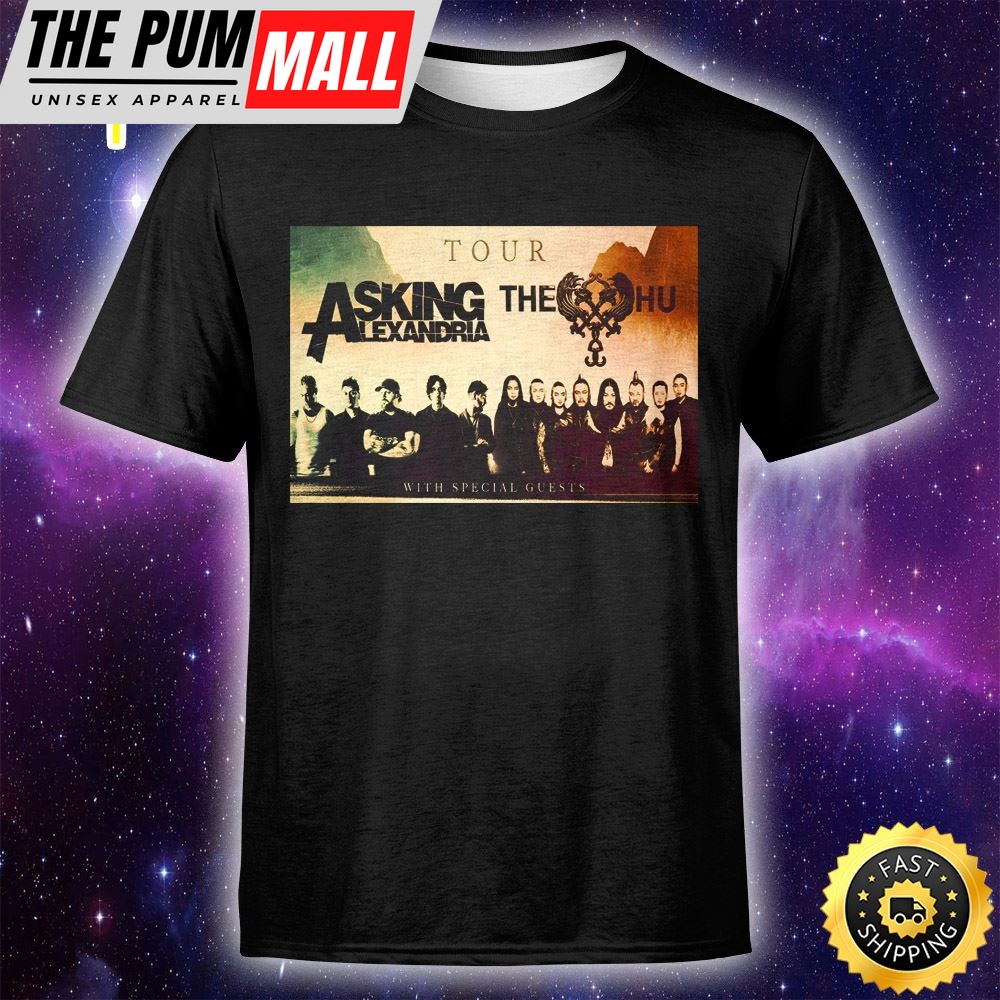 The Hu And Asking Alexandria Announce 2025 Us Tour Unisex Tshirt