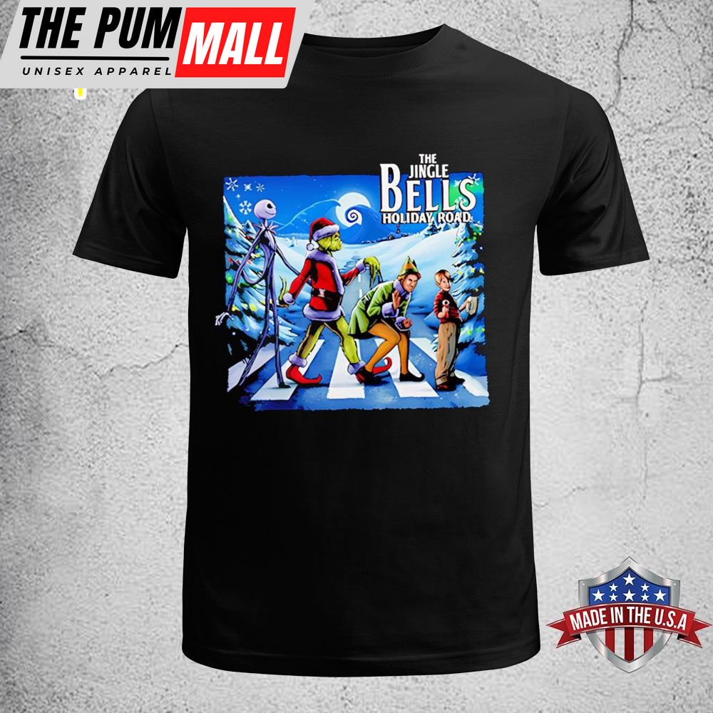 The Jingle Bells Holiday Road Unisex T-Shirt