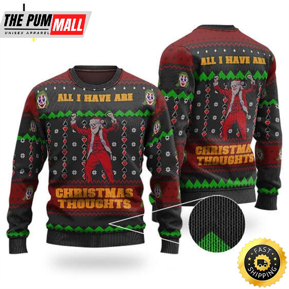 The Joker Happy Dancing Ugly Xmas Sweater