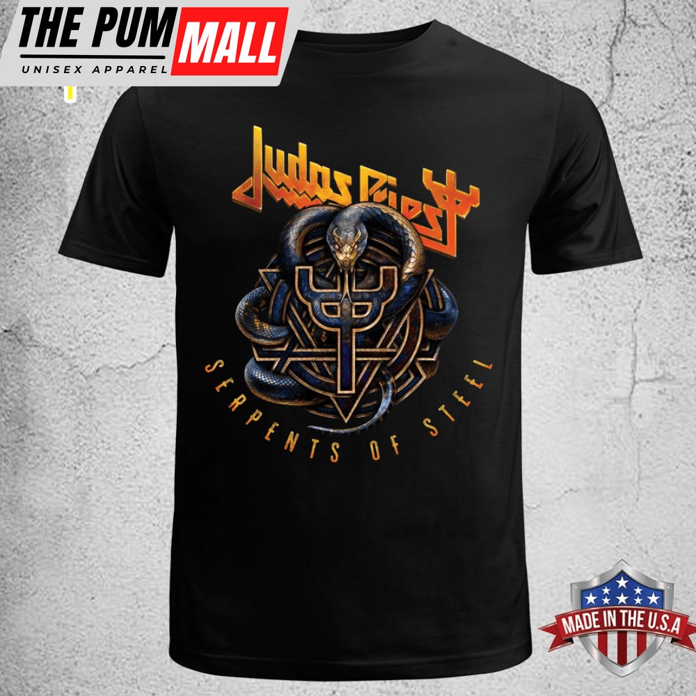 The Judas Priest Serpents of Steel Tour Music 2025 T-shirt