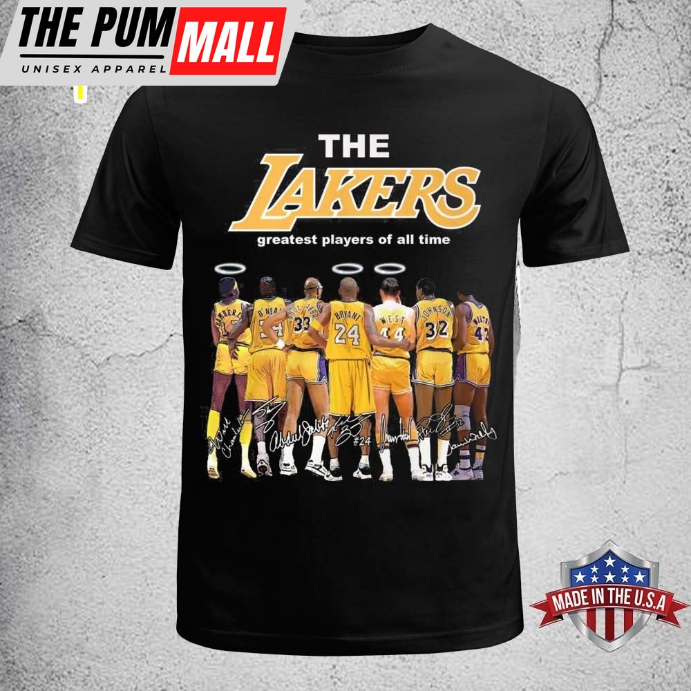 The Lakers Greatest Players Of All Time T-shirt Unisex