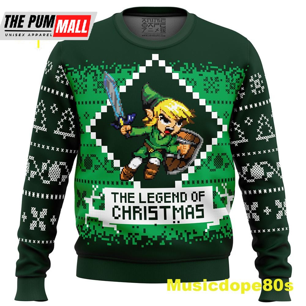 The Legend of Christmas Zelda Ugly Christmas Sweater