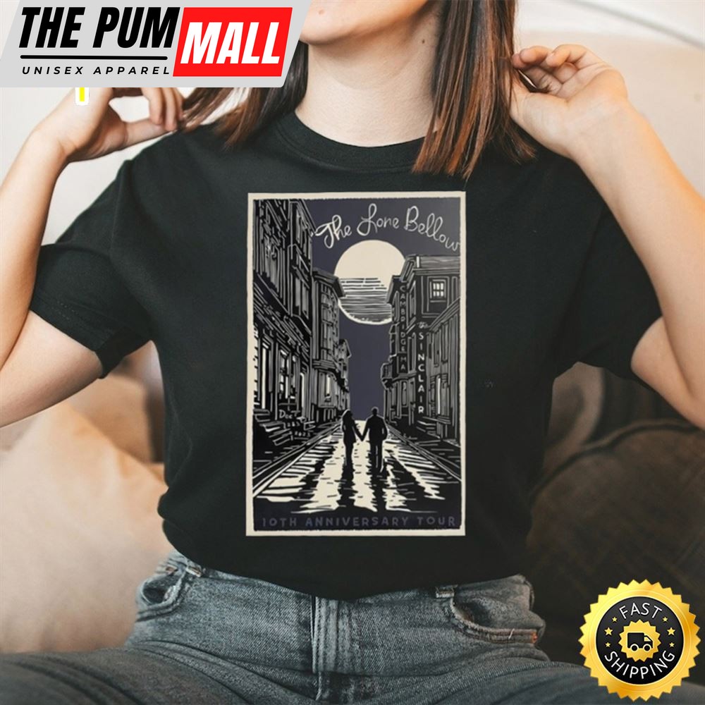 The Lone Bellow 10th Anniversary Tour 2025 Poster Shirt