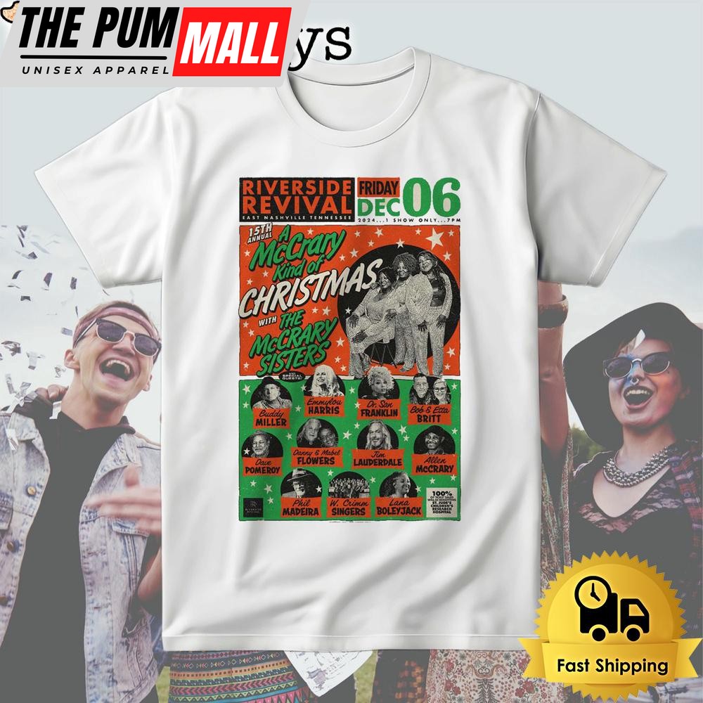 The McCrary Sisters December 6 2024 Riverside Revival In Nashville TN T Shirt