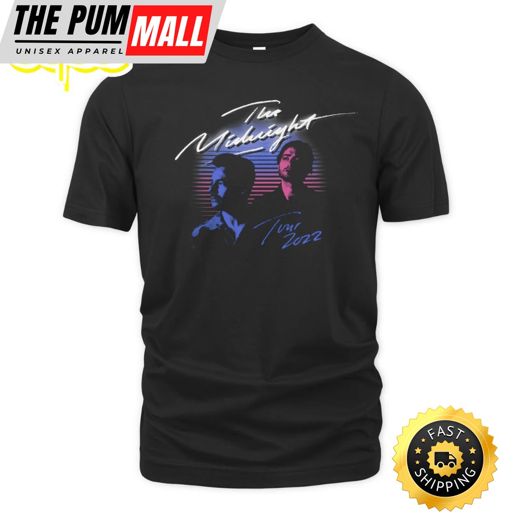 The Midnight UK Wish You Were Here Black T-shirt