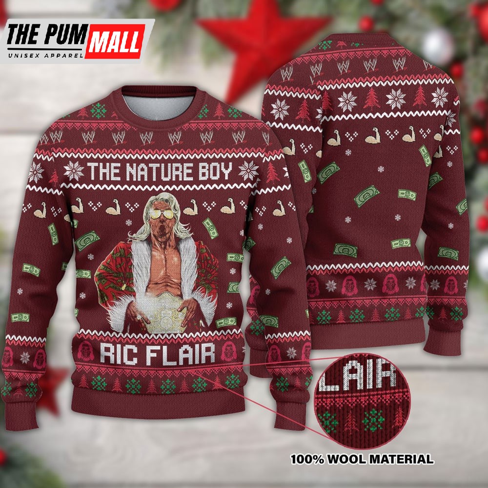 The Nature Boy Ric Flair Christmas Ugly Sweater