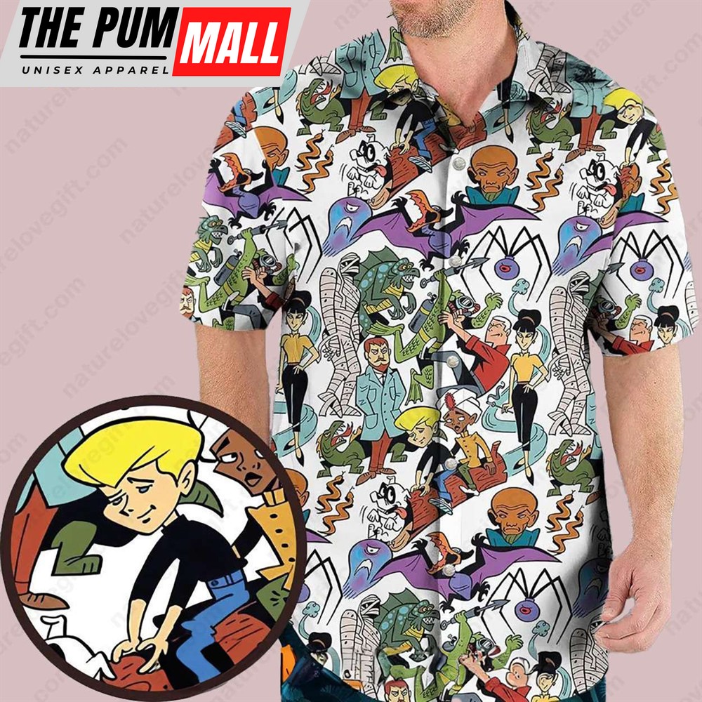 The New Adventures of Jonny Quest Cartoon Hawaiian Shirt