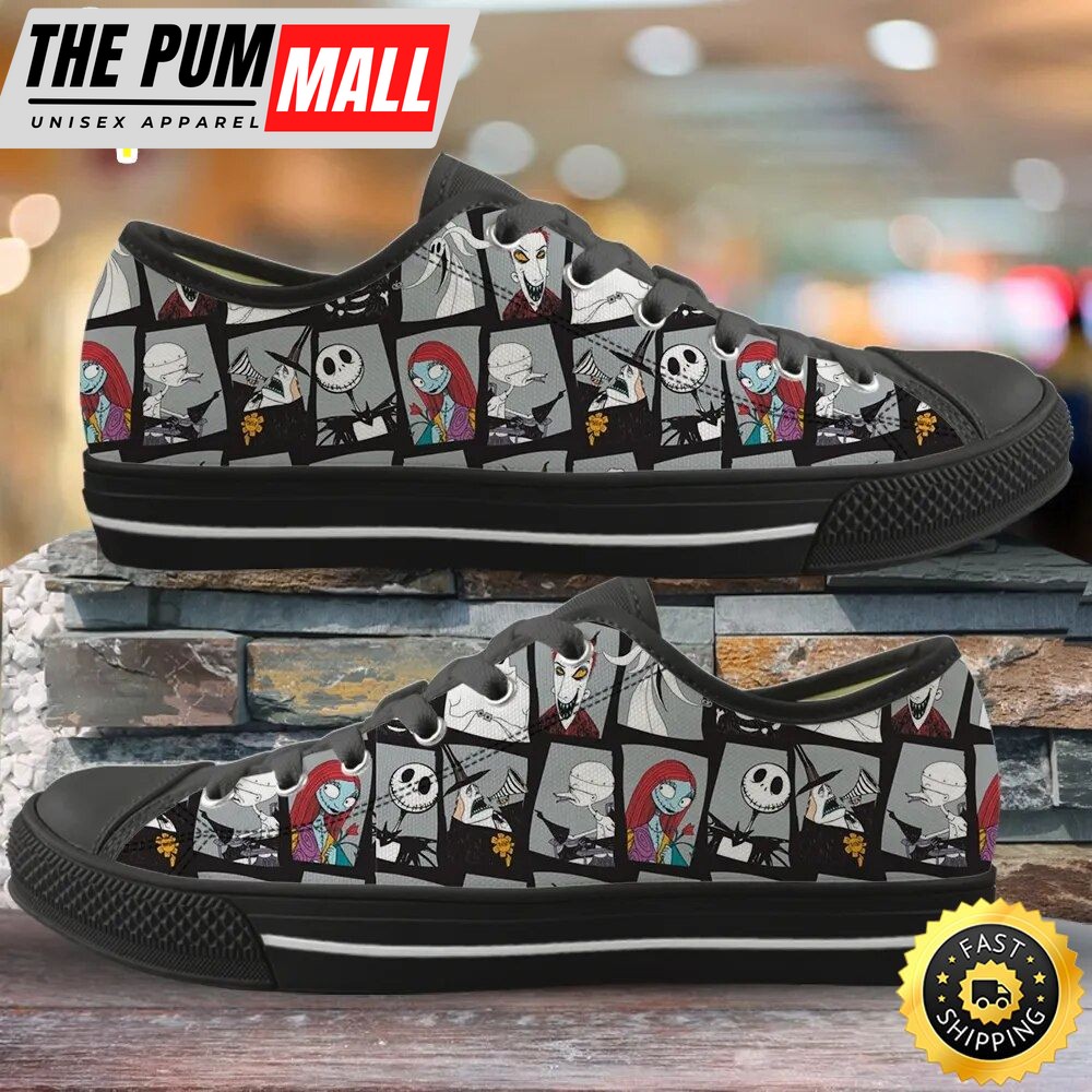 The Nightmare Before Christmas Halloween Low Top Shoes