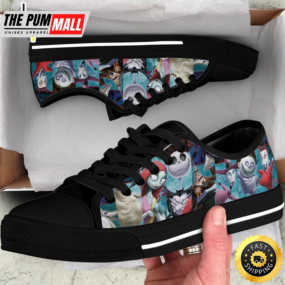 The Nightmare Before Christmas Women Low Top Canvas