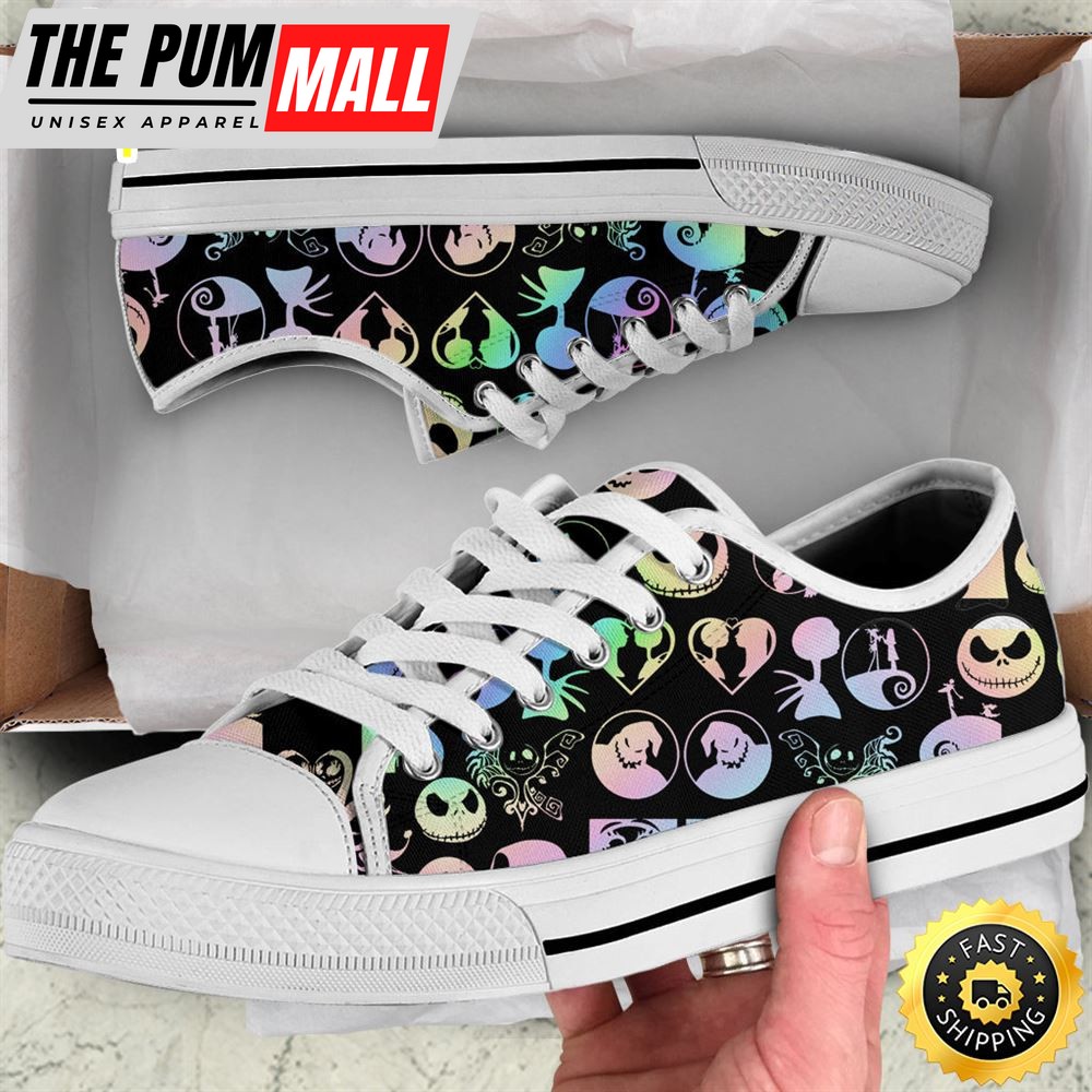 The Nightmare Before Christmas Women Low Top Shoes