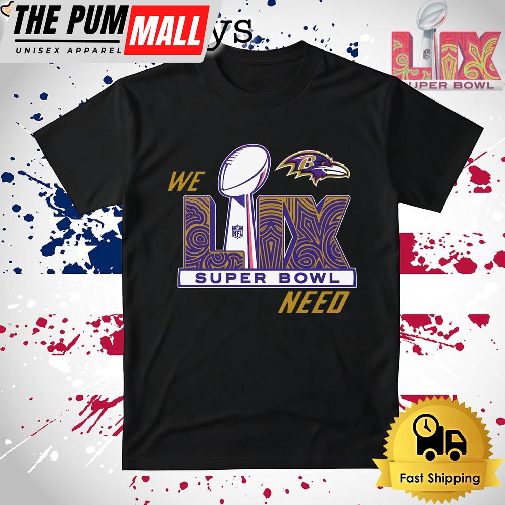 The North Is Not Enough Baltimore Ravens Super Bowl T Shirt