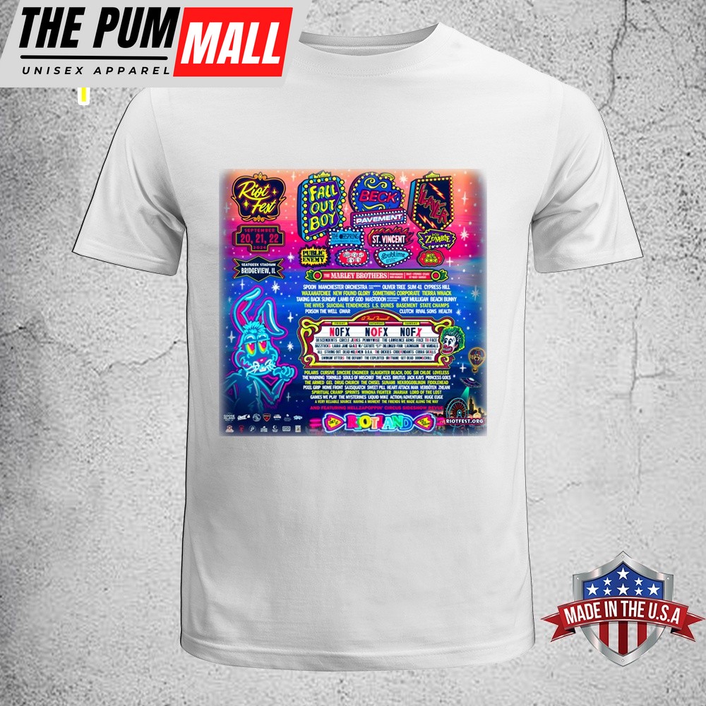 The Offspring Riot Fest Music 2025 Unisex T-Shirt