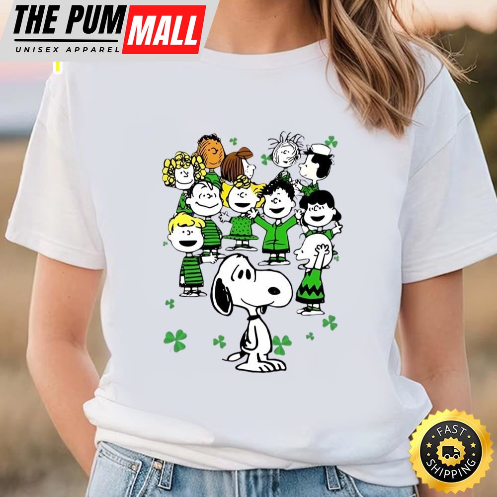 The Peanuts Characters Happy St Patricks Day Shirt