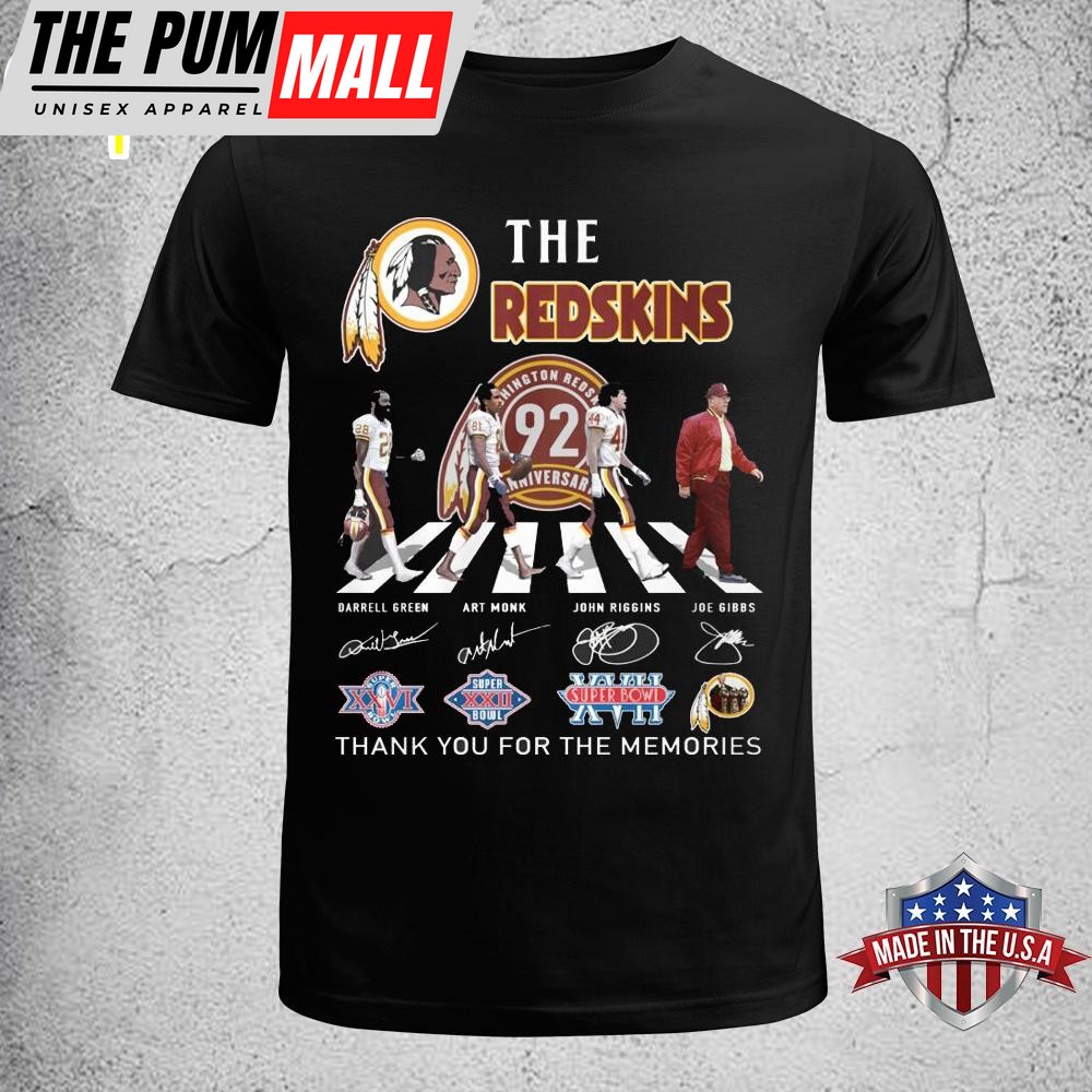 The Redskins Signature Thank You For The Memories Unisex T-Shirt