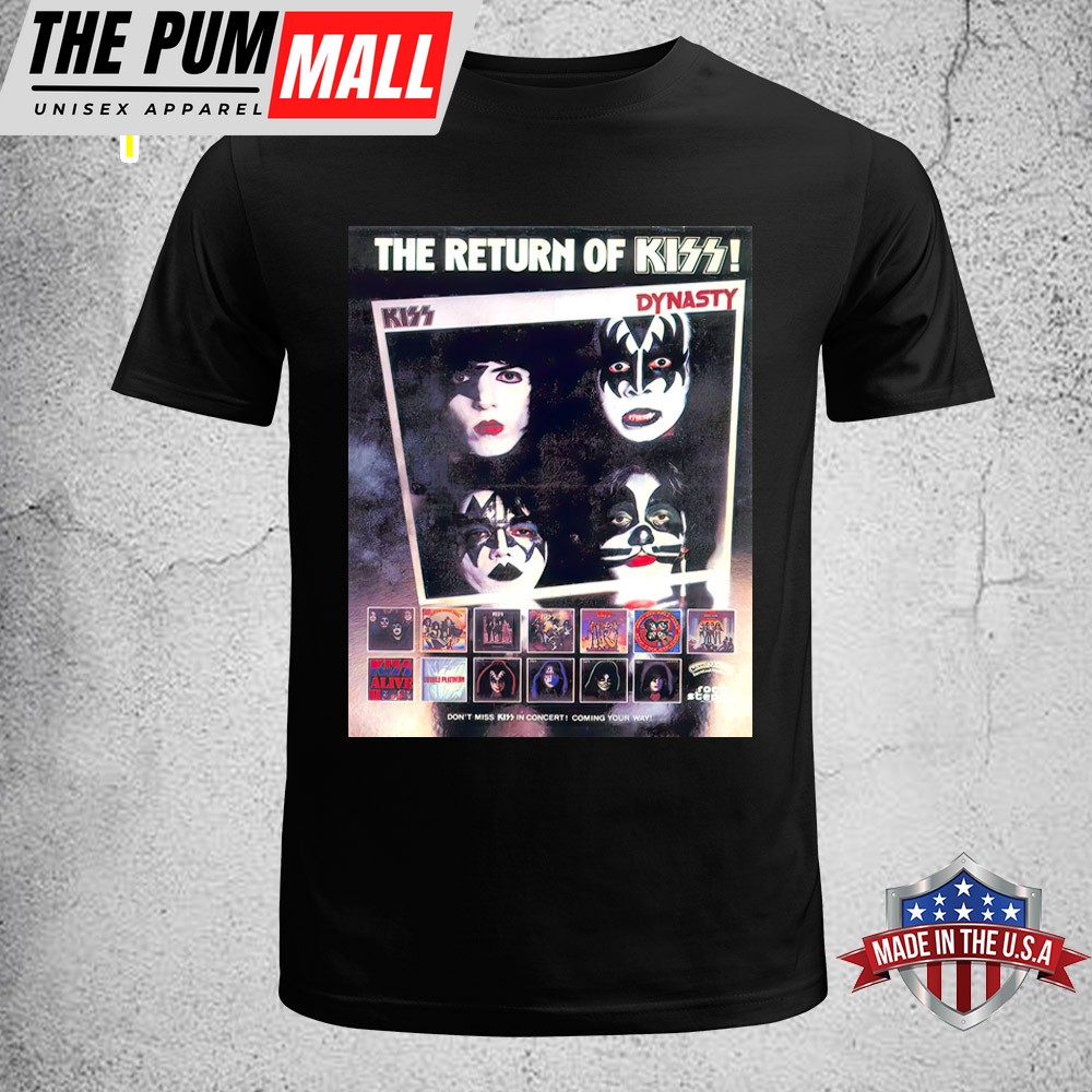 The Return Off KISS Tour 2025 Music Unisex T-Shirt