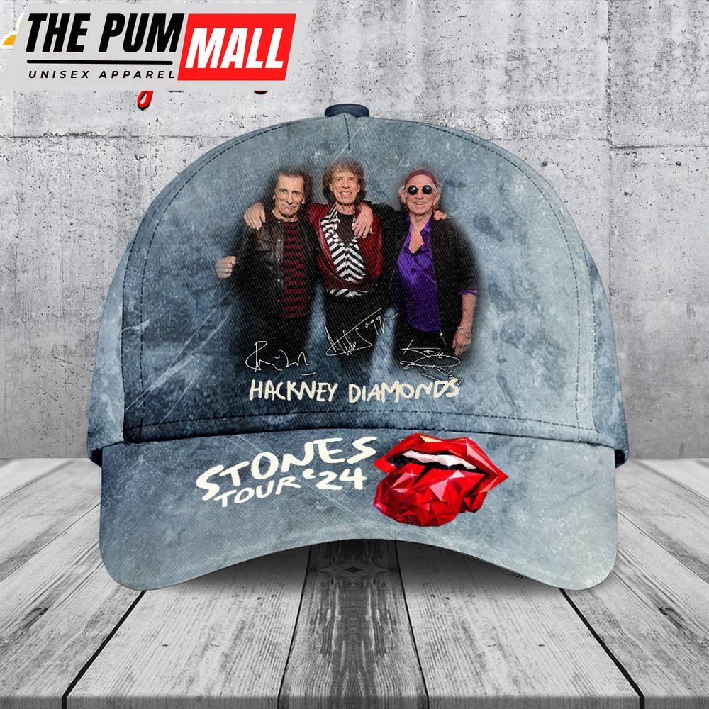 The Rolling Stones Music Members Baseball Cap Print For Fans