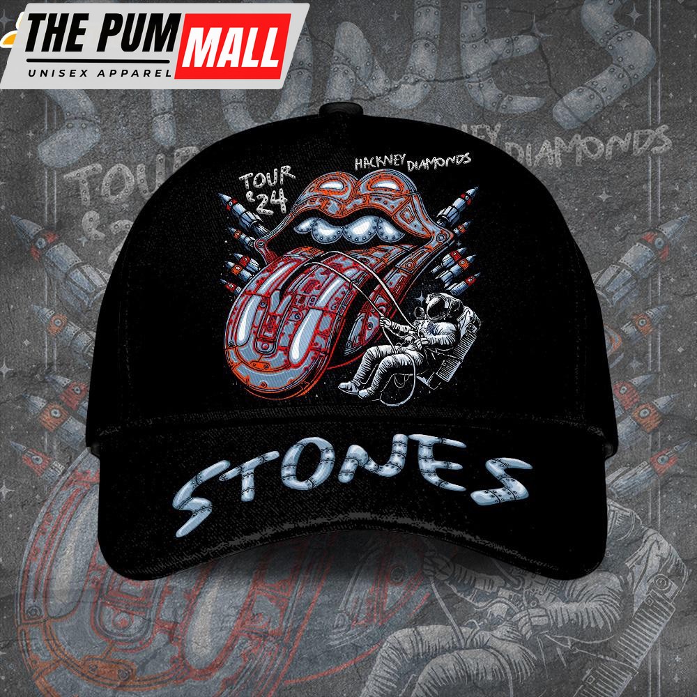 The Rolling Stones Music Tour 24 Baseball Cap Print For Fans