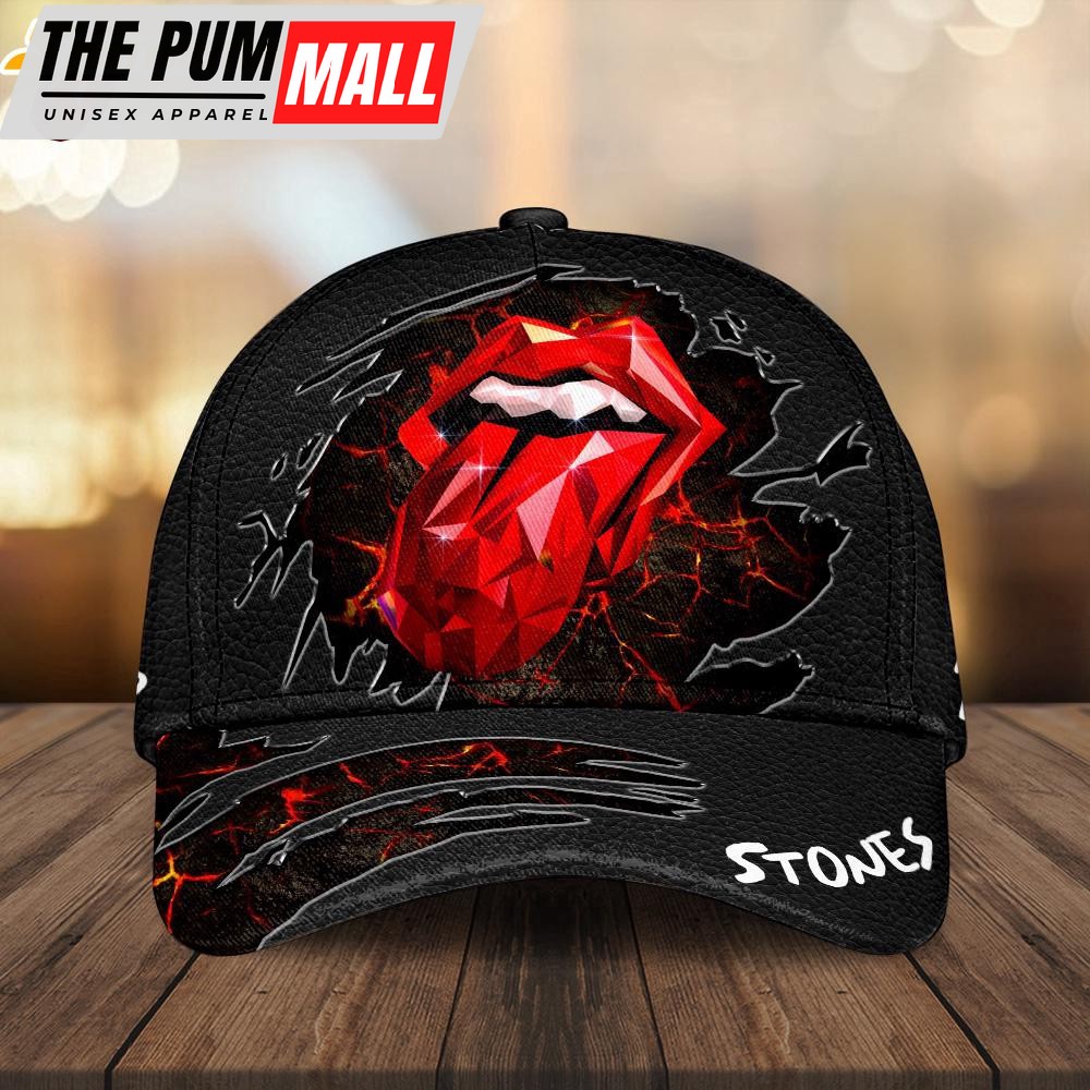 The Rolling Stones Pattern Baseball Cap Print For Fans