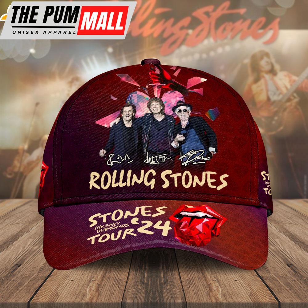 The Rolling Stones Tour Baseball Cap Print For Fans