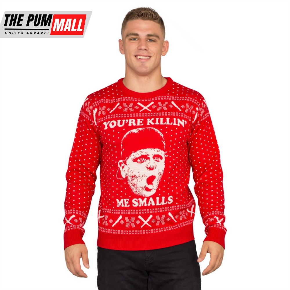 The Sandlot You are Killing Me Smalls Red Ugly Christmas Sweater