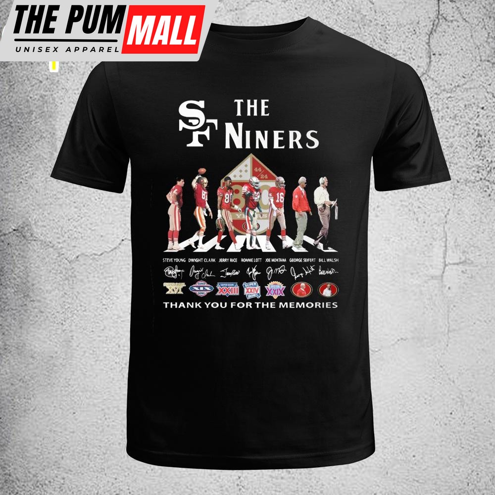 The SF Niners Thank You For The Memories Unisex T-Shirt