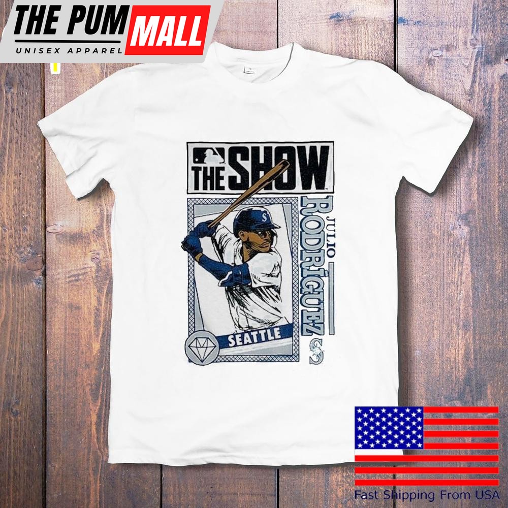 The Show Julio Rodriguez Seattle Mariners MLB Baseball Cartoon T-Shirt