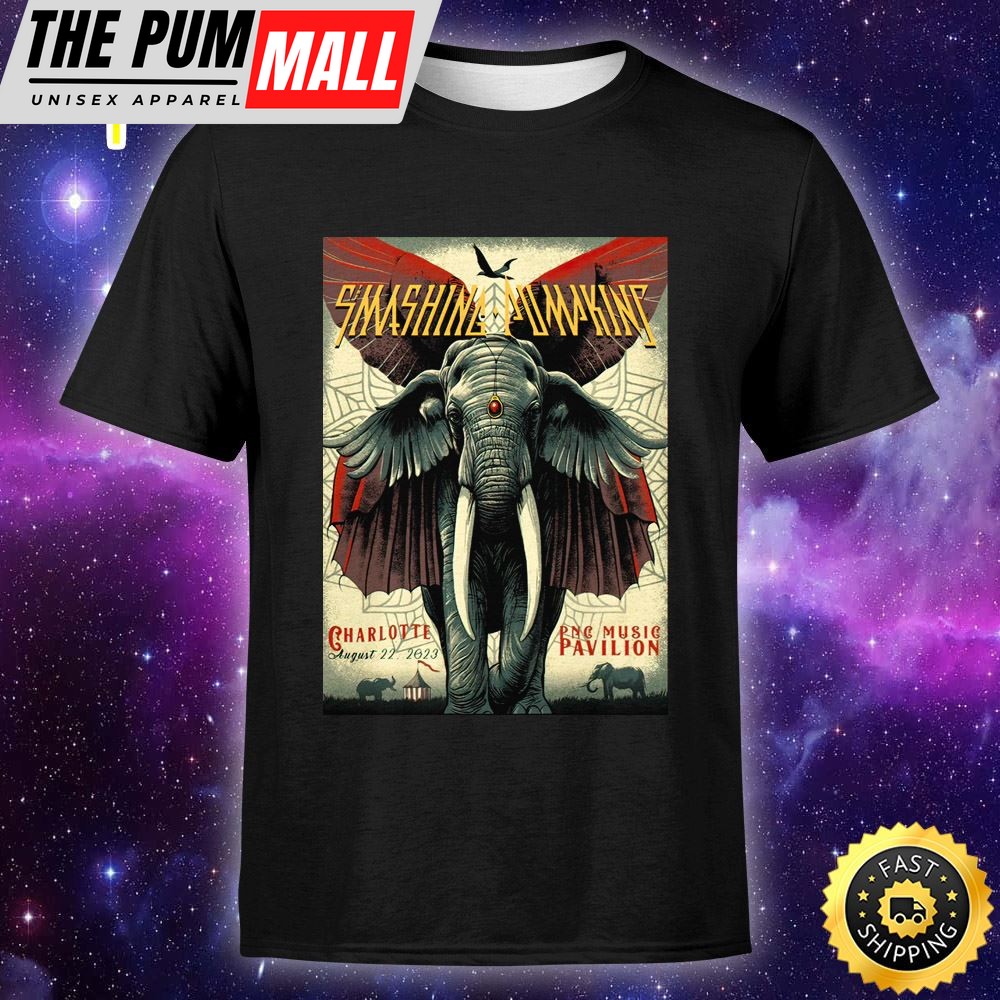 The Smashing Pumpkins Charlotte August 22, 2025 Poster Unisex T-shirt