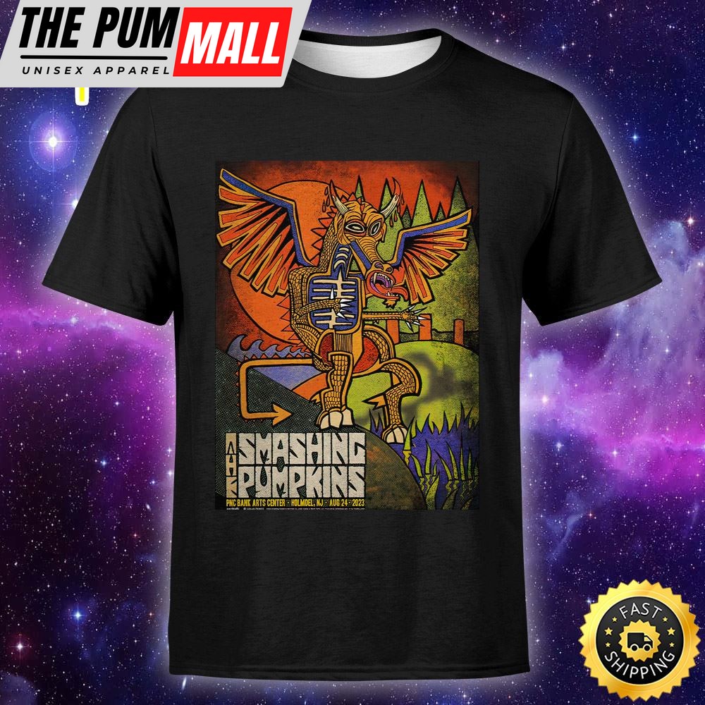The Smashing Pumpkins Holmdel August 24, 2025 Poster Unisex T-shirt