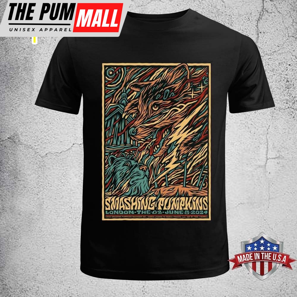 The Smashing Pumpkins June 8 2025 At The O2 Arena In London UK T-shirt