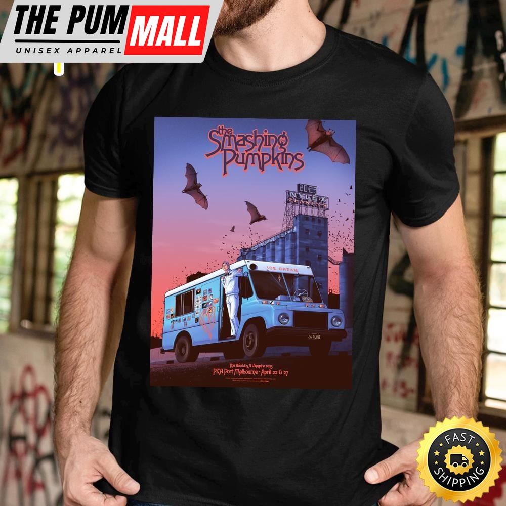 The Smashing Pumpkins Melbourne April 22 & 27 Tour Music 2025 T-Shirt