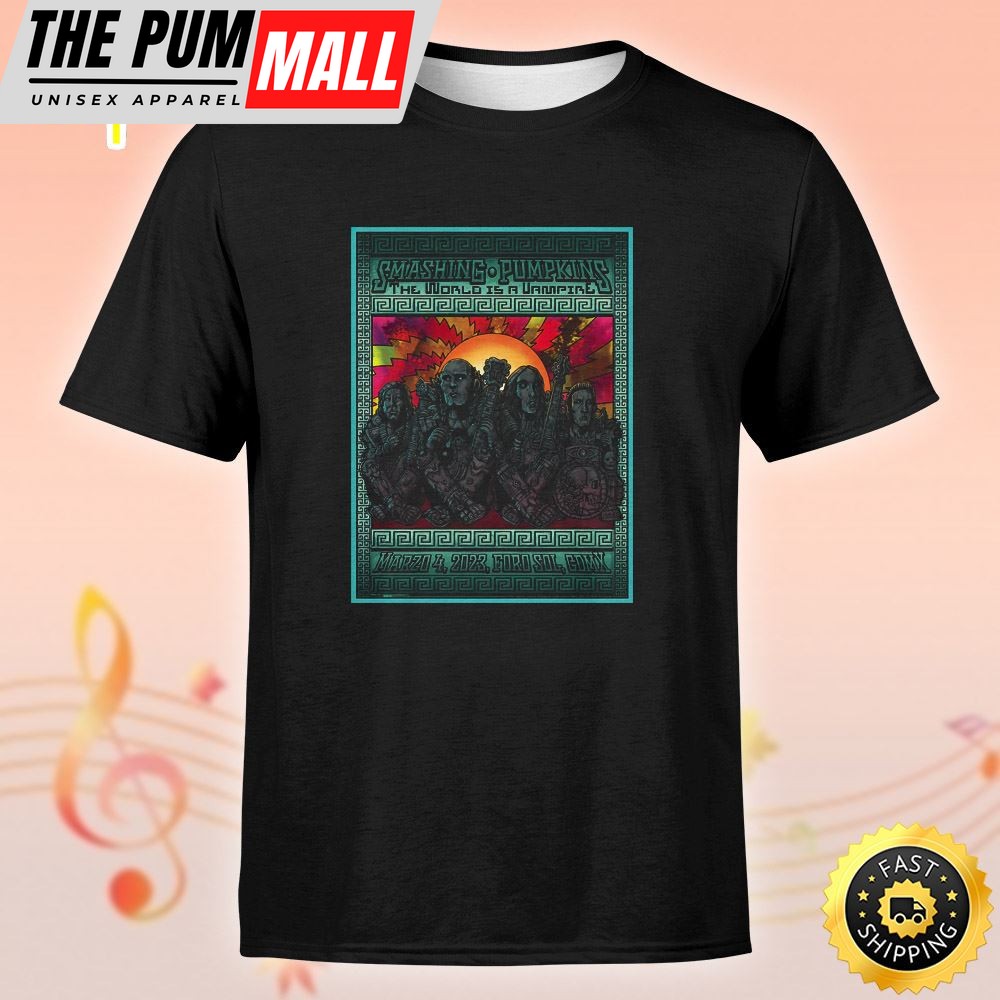 The Smashing Pumpkins Mexico City March 4, 2025 Unisex Tshirt