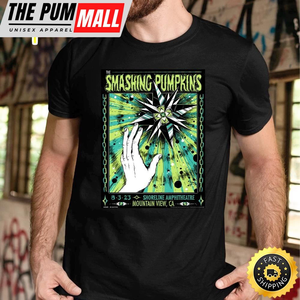 The Smashing Pumpkins Mountain View August 3 Tour 2025 T-shirt
